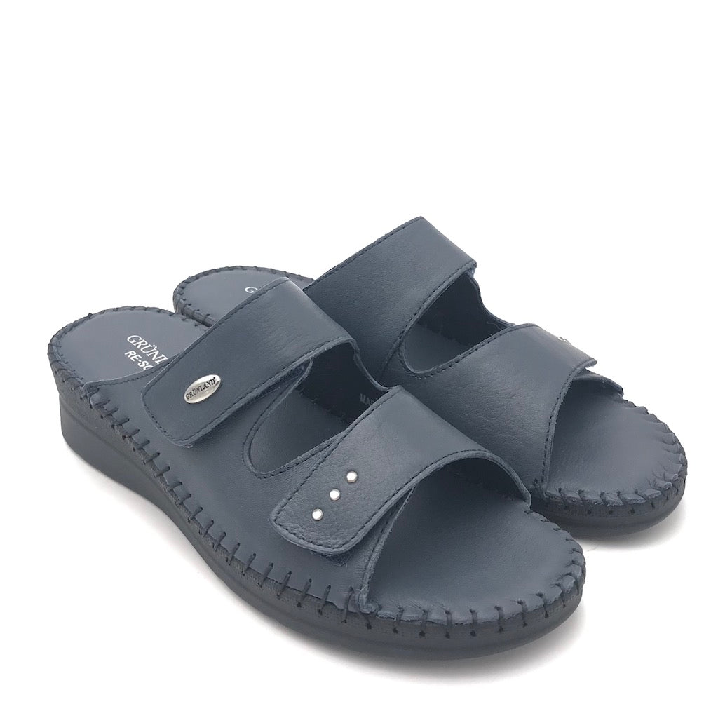 Zulian Calzature Ciabatta Baly Blu