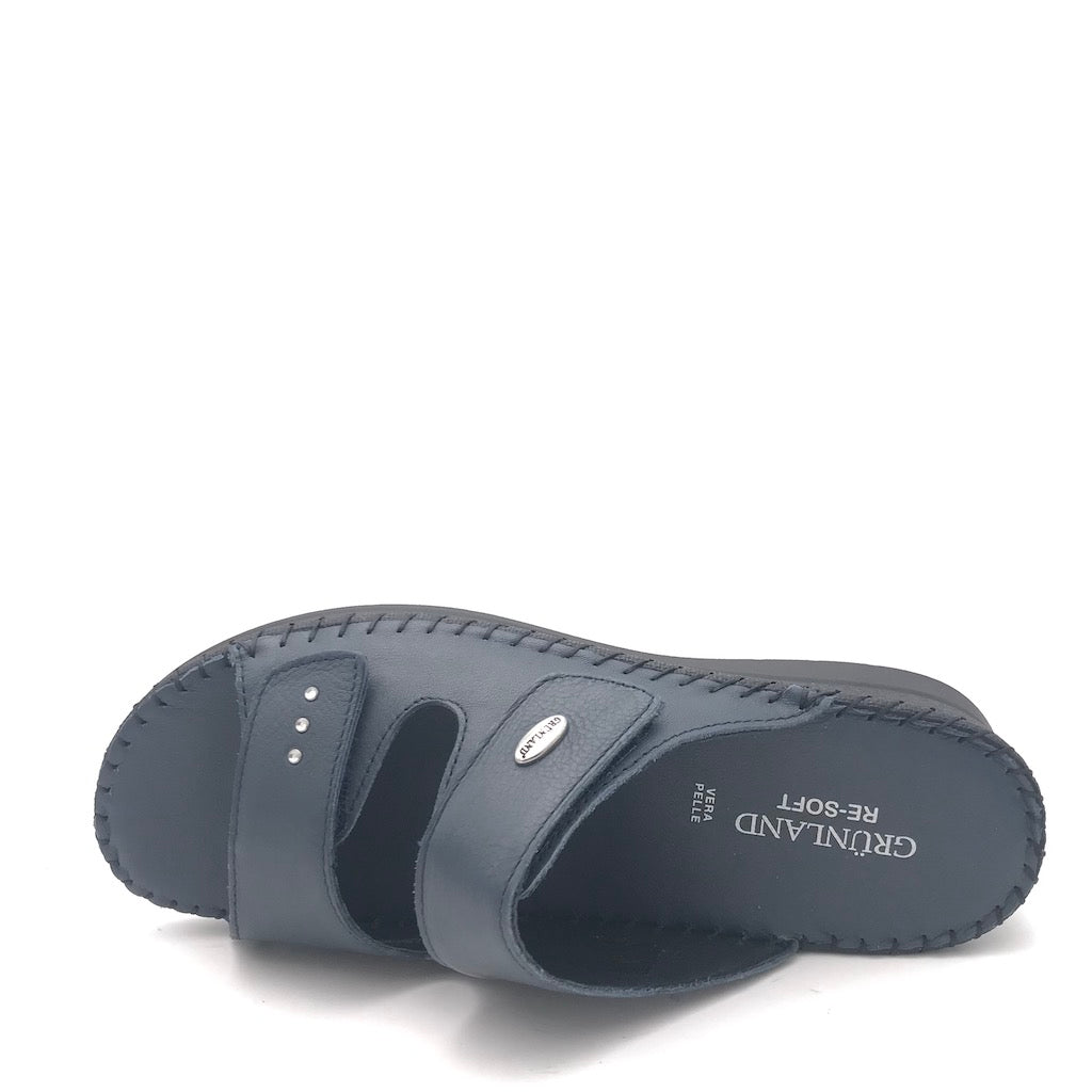 Zulian Calzature Ciabatta Baly Blu