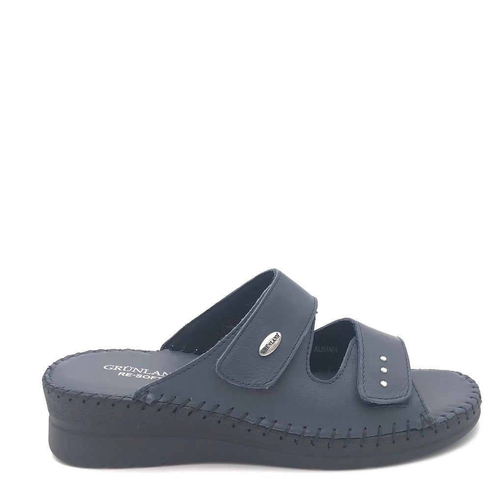 Zulian Calzature Ciabatta Baly blu