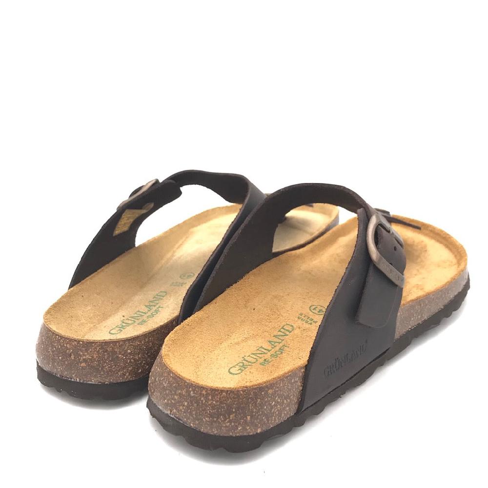 Zulian Calzature Ciabatta Bobo Infradito Mogano