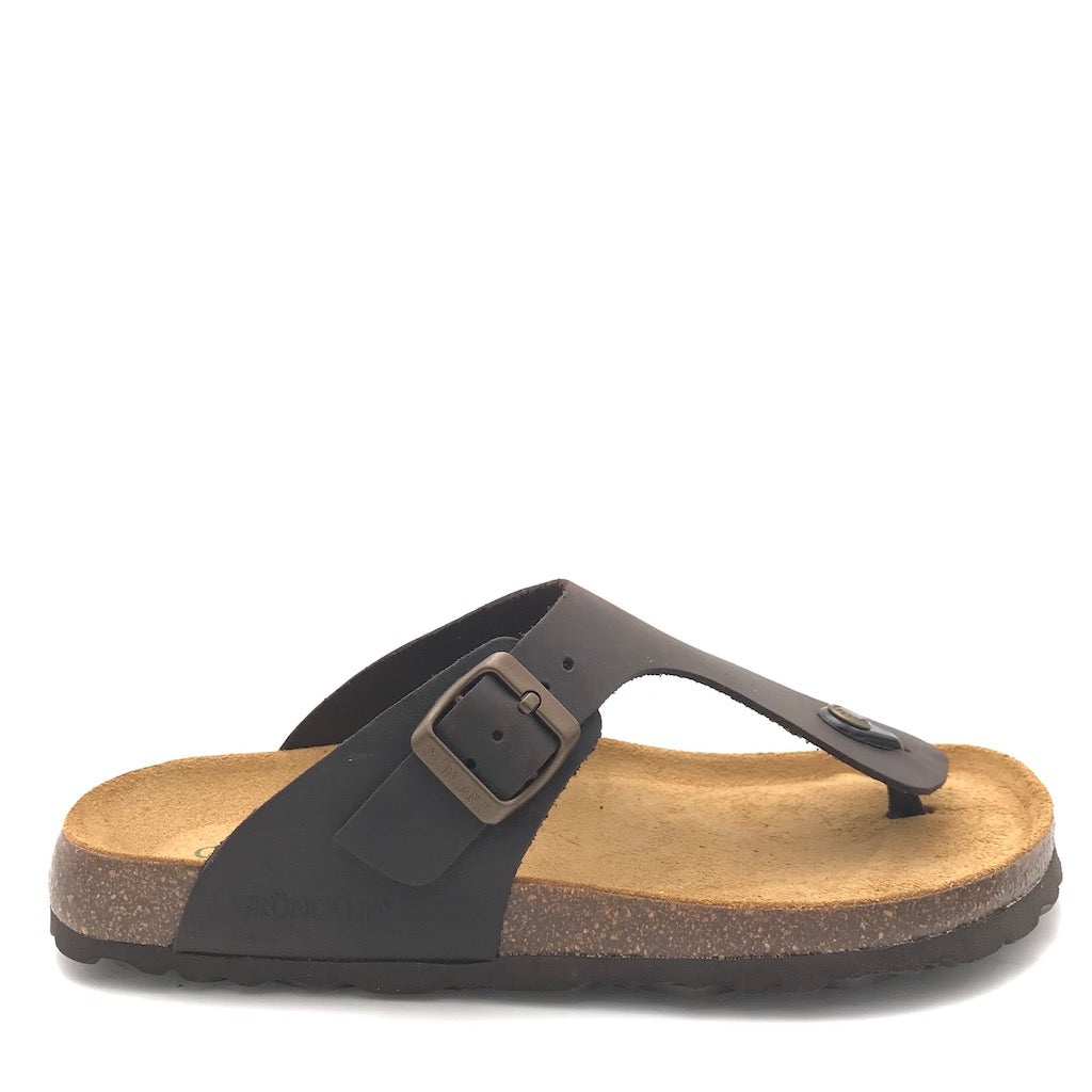 Zulian Calzature Ciabatta Bobo infradito mogano