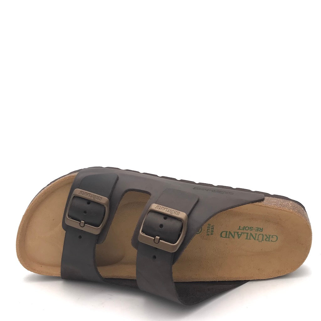 Zulian Calzature Ciabatta Bobo Mogano