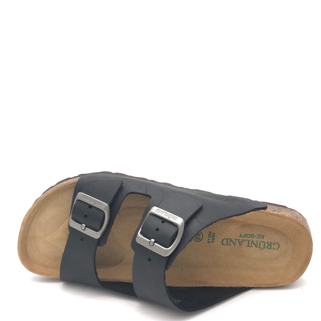 Zulian Calzature Ciabatta Bobo Nera