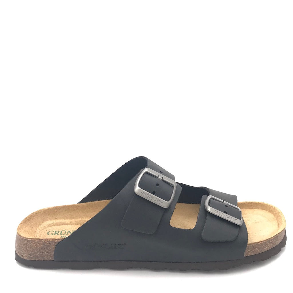 Zulian Calzature Ciabatta Bobo nera