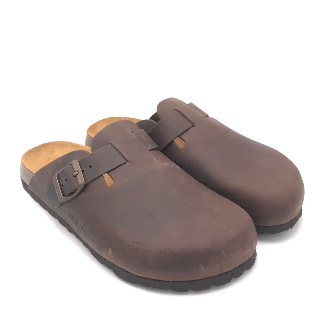 Zulian Calzature Ciabatta Chiusa Bobo Mogano