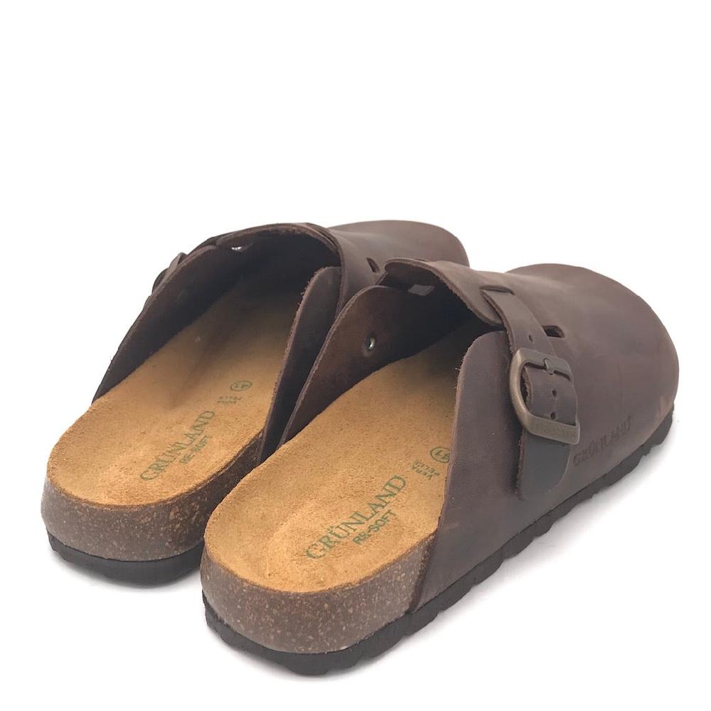 Zulian Calzature Ciabatta Chiusa Bobo Mogano