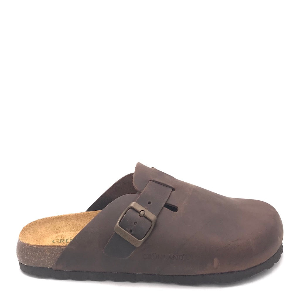 Zulian Calzature Ciabatta chiusa Bobo mogano