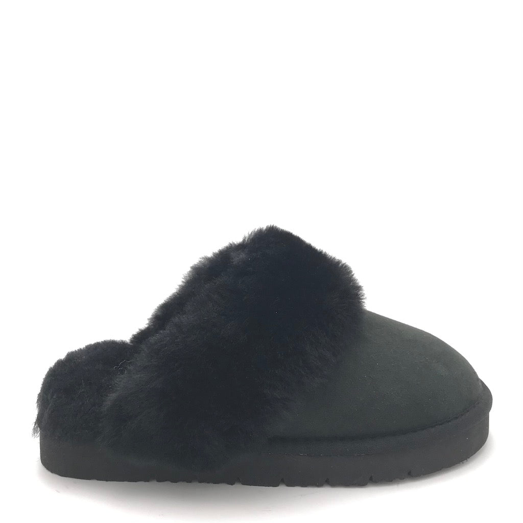 Zulian Calzature Ciabatta Chou nero