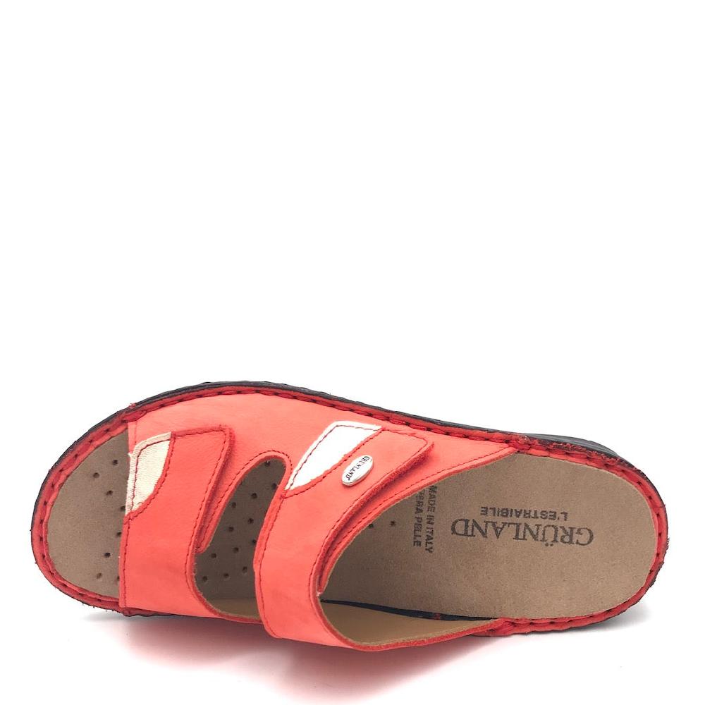 Zulian Calzature Ciabatta Dami Corallo