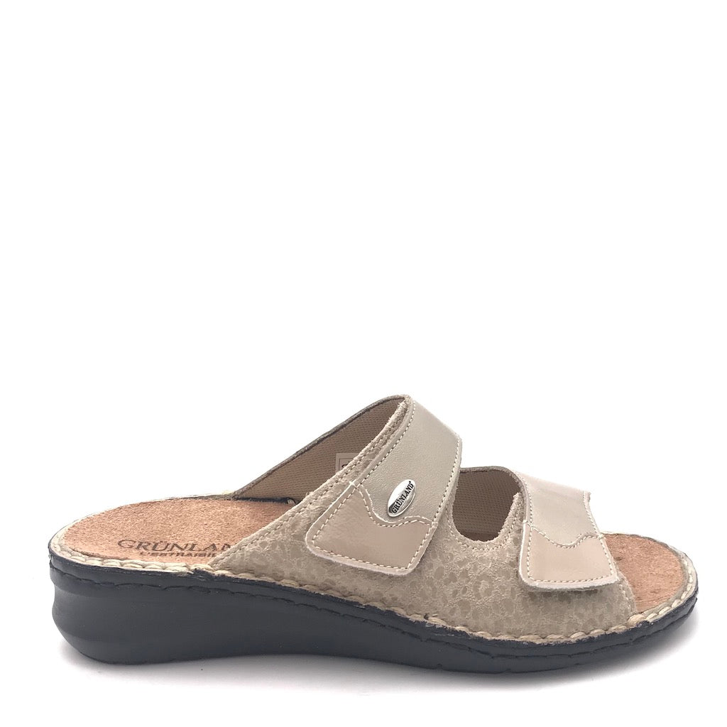 Zulian Calzature Ciabatta Dami platino