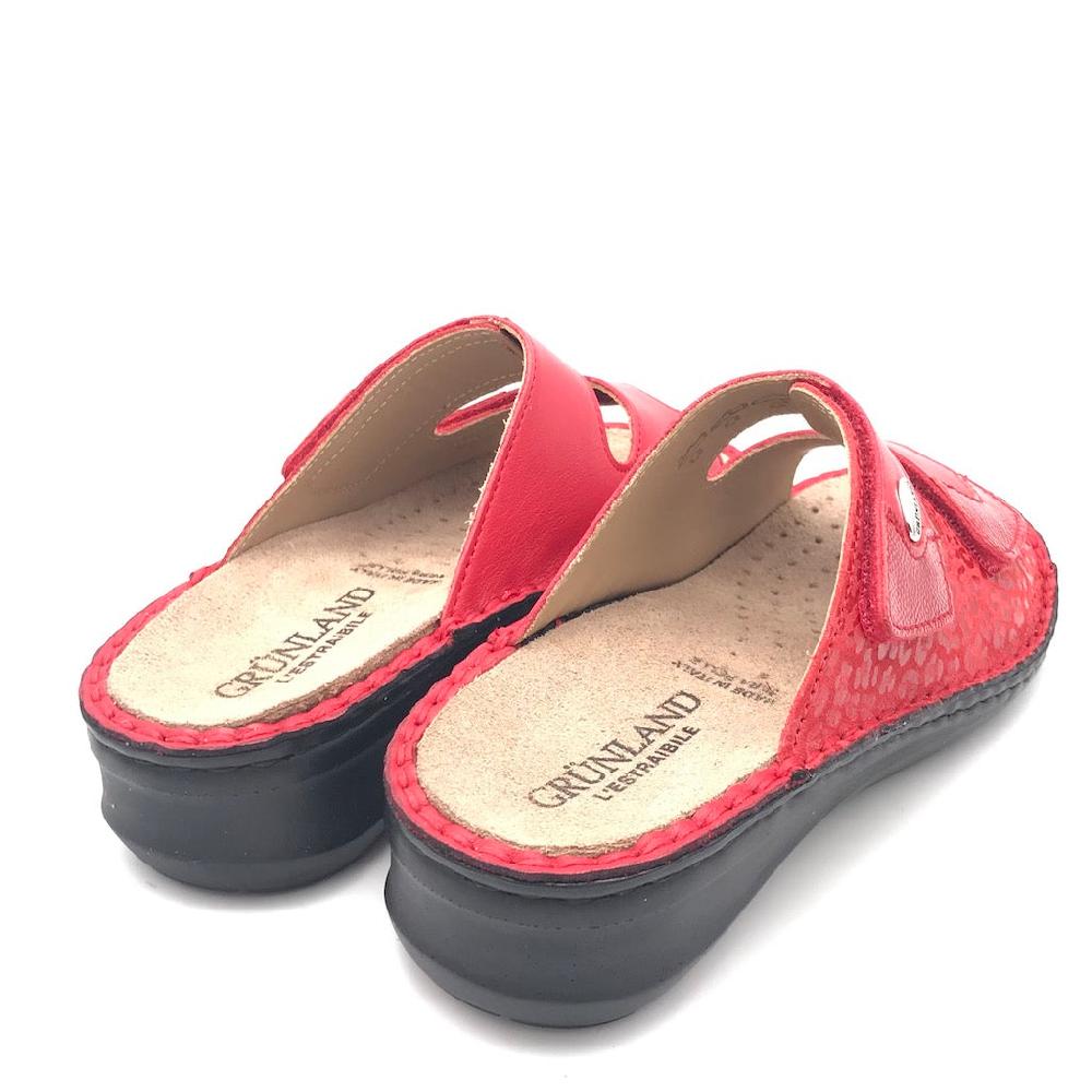 Zulian Calzature Ciabatta Dami Rossa