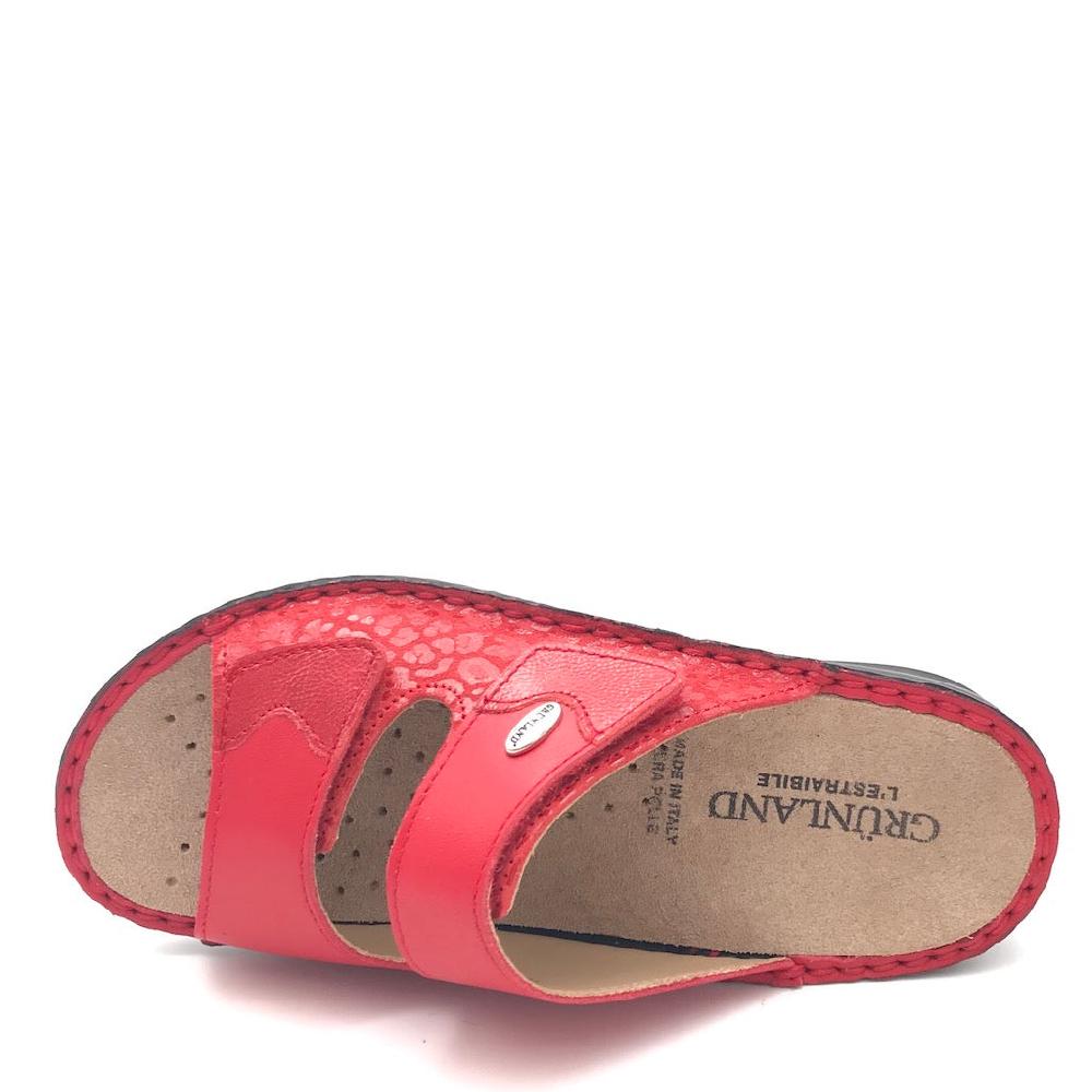 Zulian Calzature Ciabatta Dami Rossa