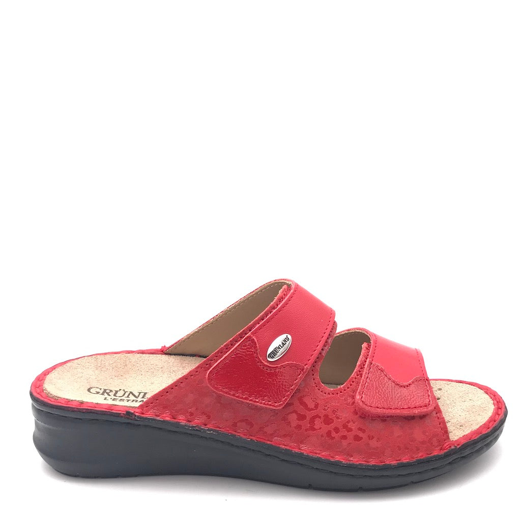 Zulian Calzature Ciabatta Dami rossa