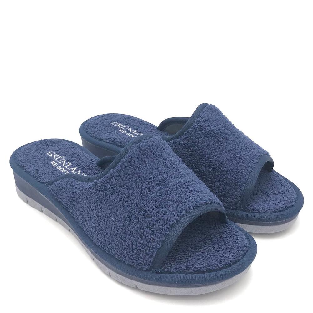 Zulian Calzature Ciabatta Dola Spugna Blu
