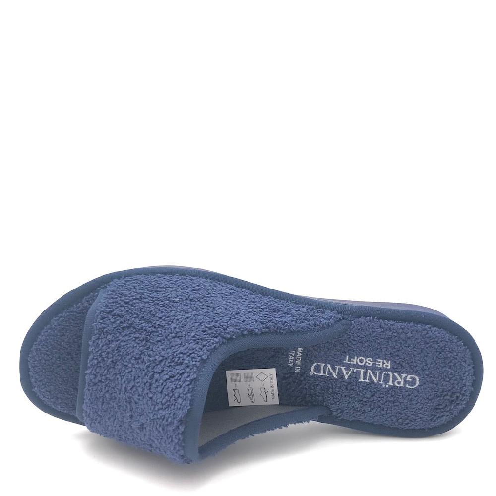 Zulian Calzature Ciabatta Dola Spugna Blu