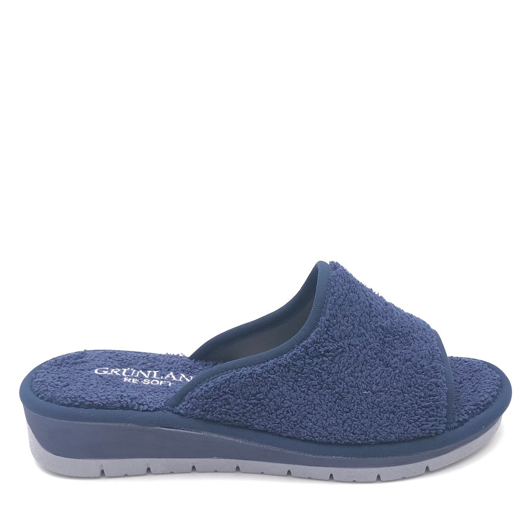 Zulian Calzature Ciabatta Dola spugna blu