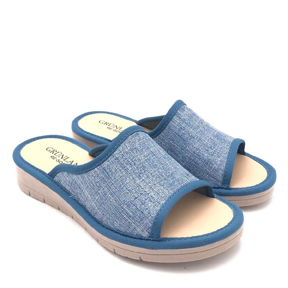 Zulian Calzature Ciabatta Dola Tessuto Jeans