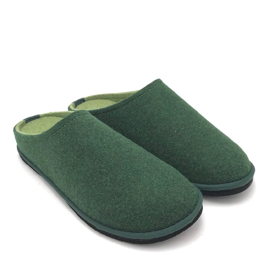 Zulian Calzature Ciabatta Easy Bicolor Bosco-verde