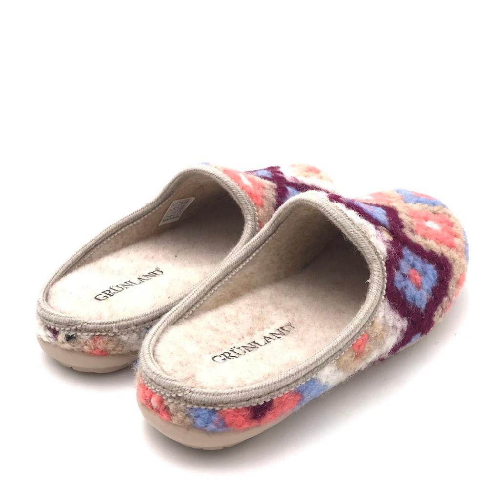 Zulian Calzature Ciabatta Faye Beige-multi