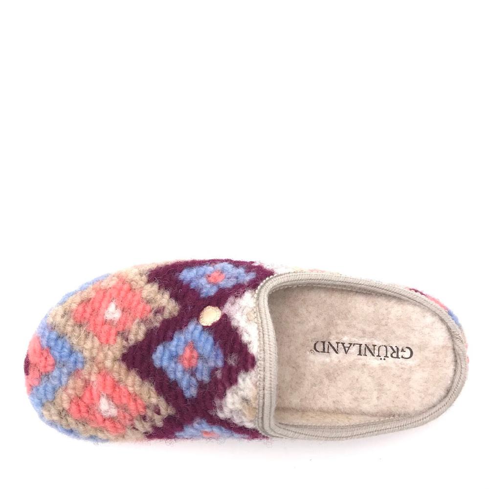 Zulian Calzature Ciabatta Faye Beige-multi