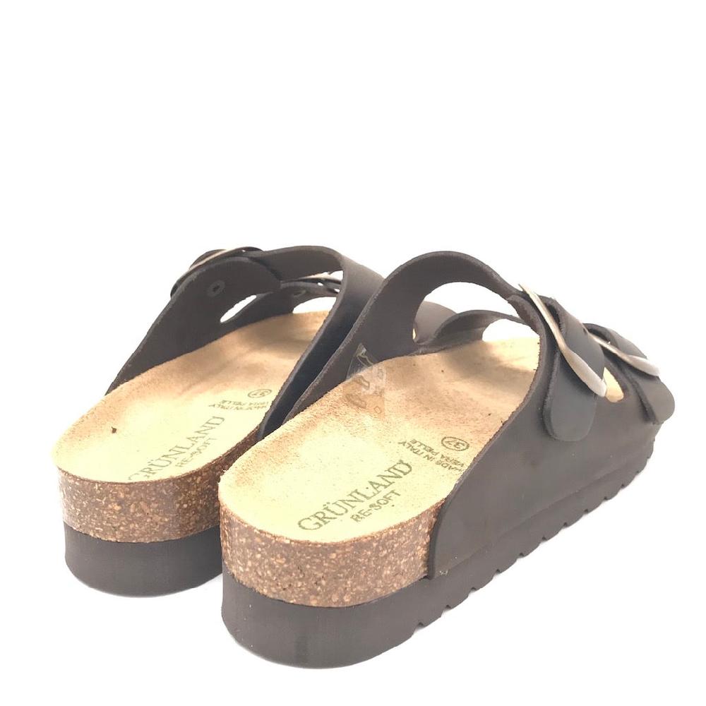 Zulian Calzature Ciabatta Hola Doppia Fibbia Moro