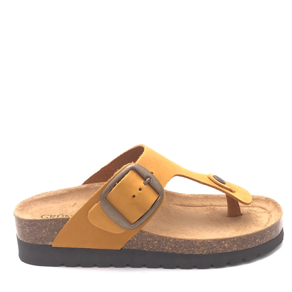 Zulian Calzature Ciabatta Hola infradito ocra