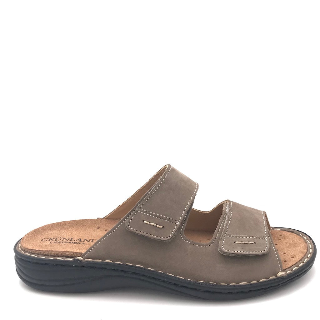 Zulian Calzature Ciabatta Lino kaki