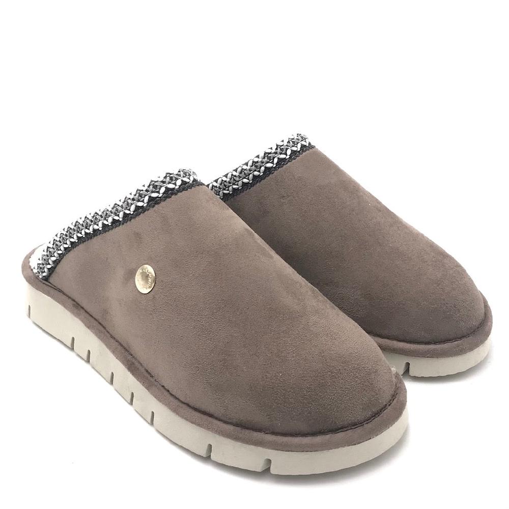 Zulian Calzature Ciabatta Loxi Taupe