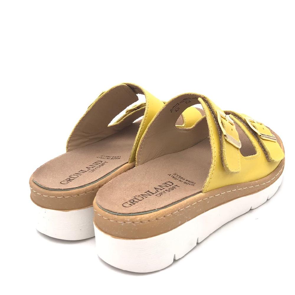 Zulian Calzature Ciabatta Moll Giallo Ocra