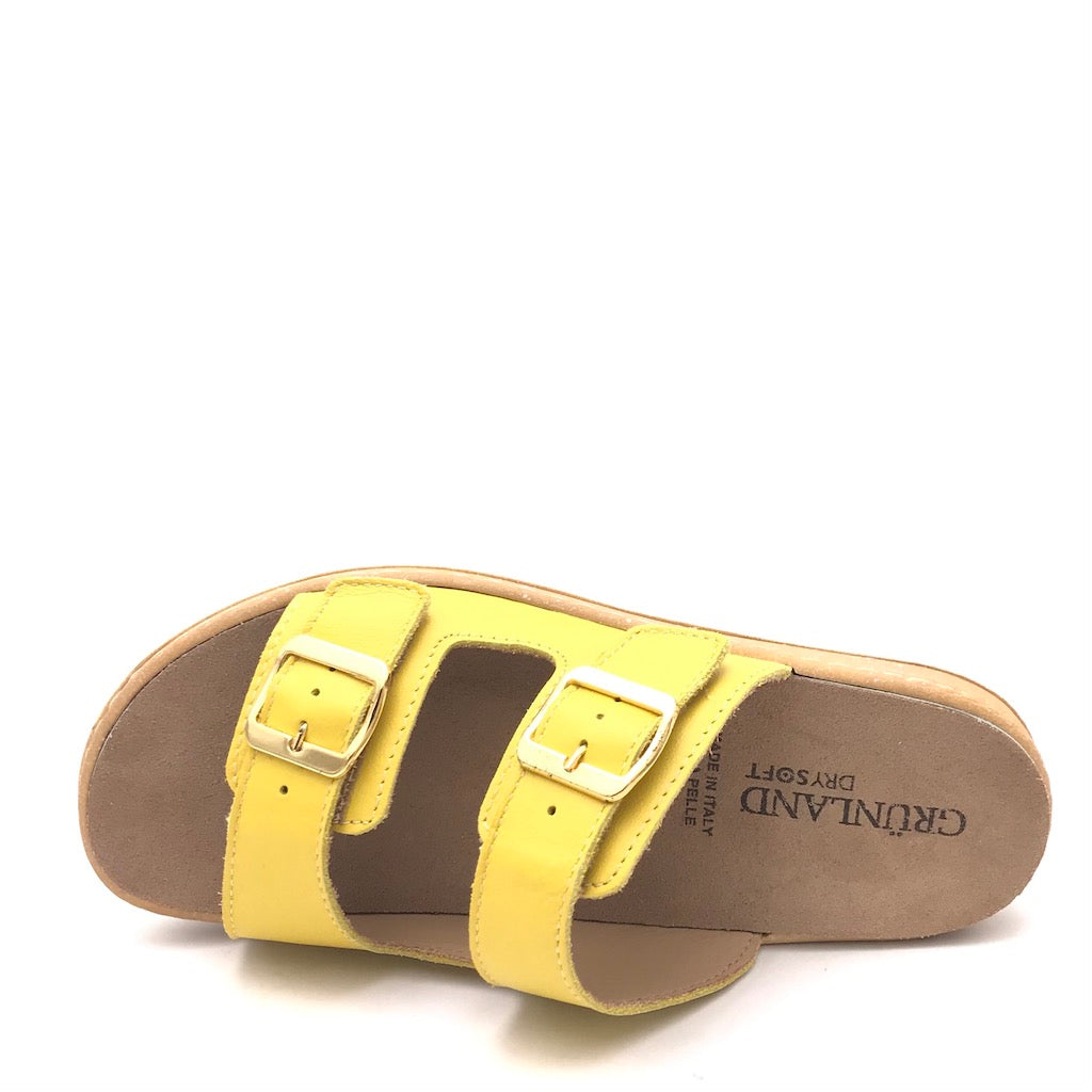 Zulian Calzature Ciabatta Moll Giallo Ocra