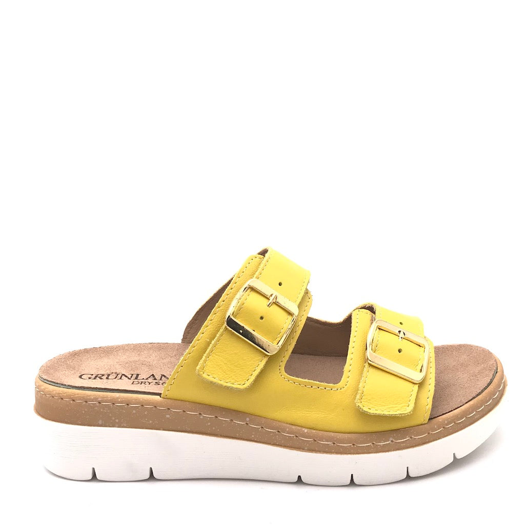 Zulian Calzature Ciabatta Moll giallo ocra