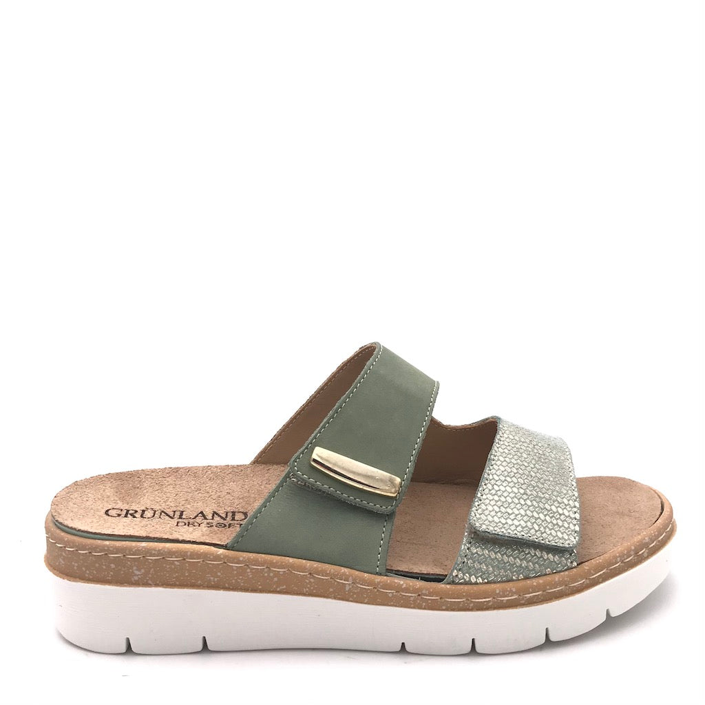 Zulian Calzature Ciabatta Moll salvia