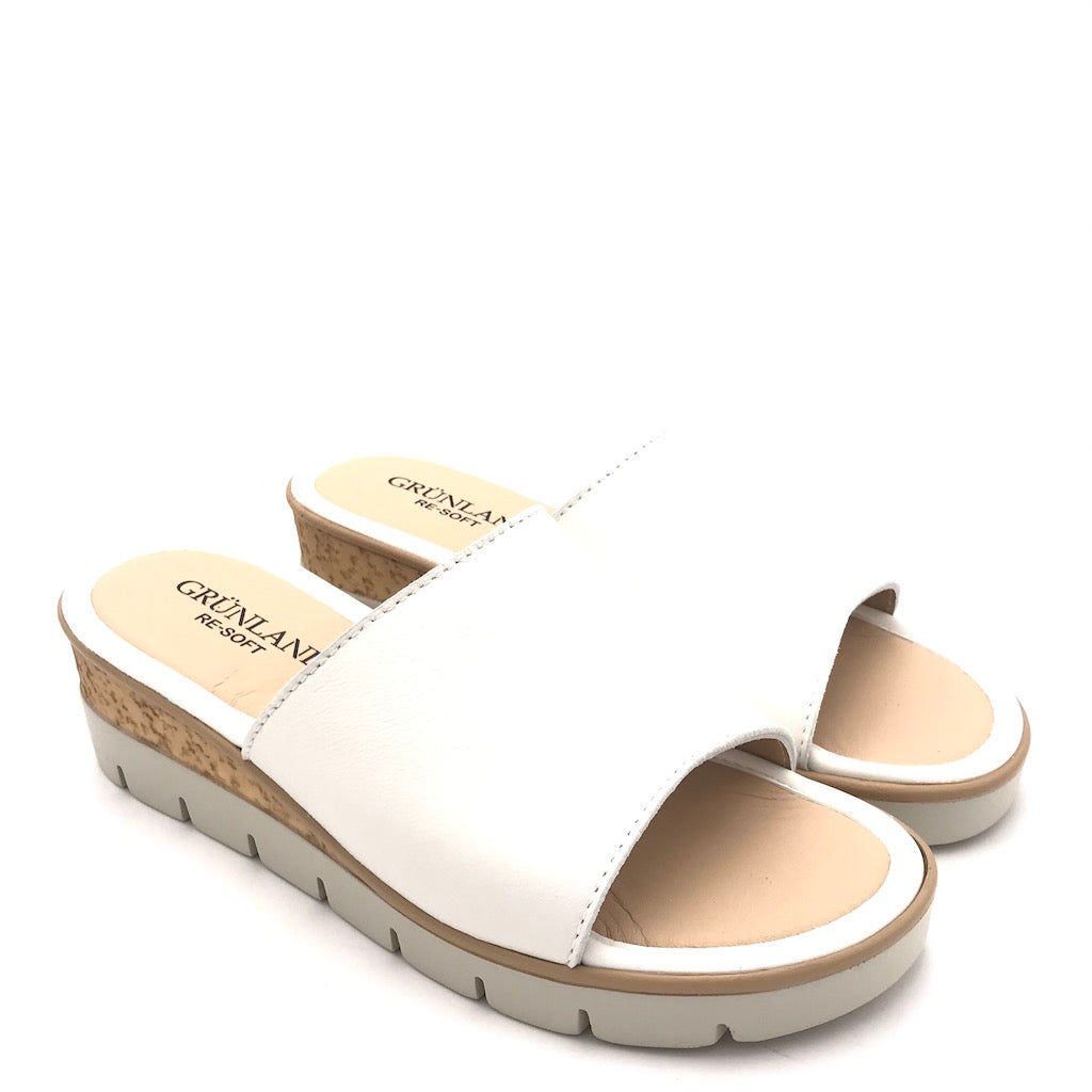 Zulian Calzature Ciabatta Pafo Bianca