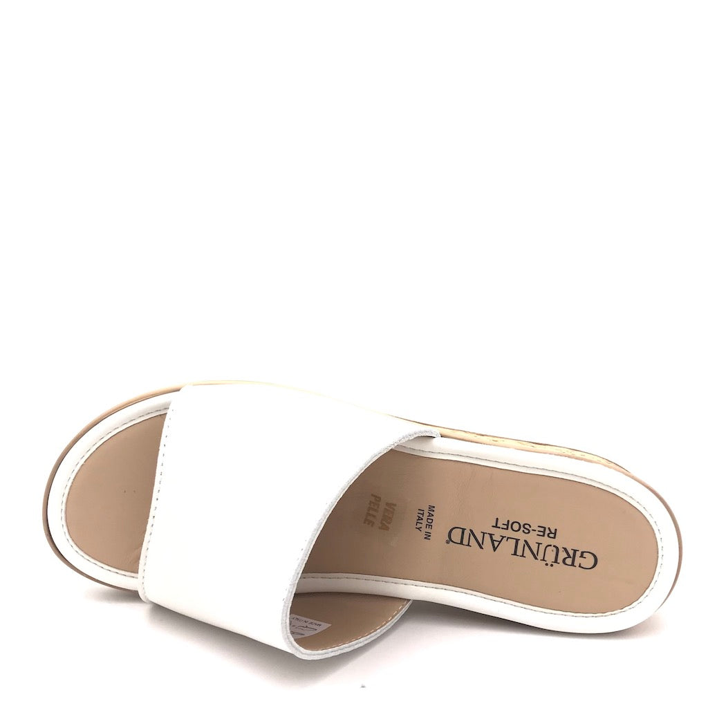 Zulian Calzature Ciabatta Pafo Bianca