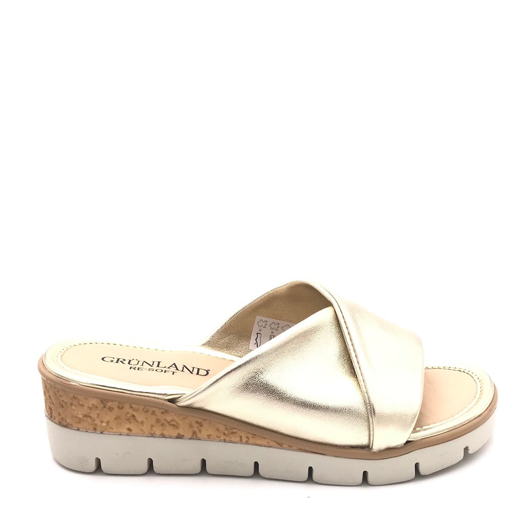 Zulian Calzature Ciabatta Pafo platino