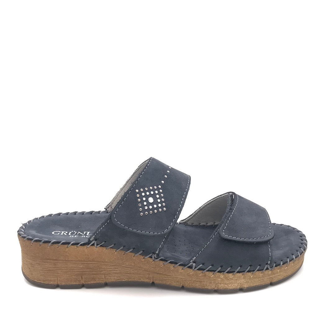 Zulian Calzature Ciabatta Palo blu
