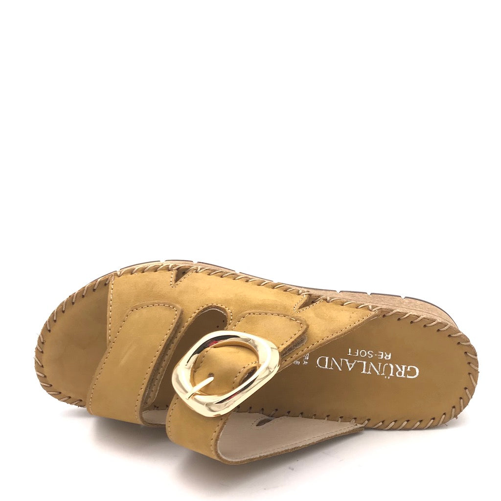 Zulian Calzature Ciabatta Palo Ocra