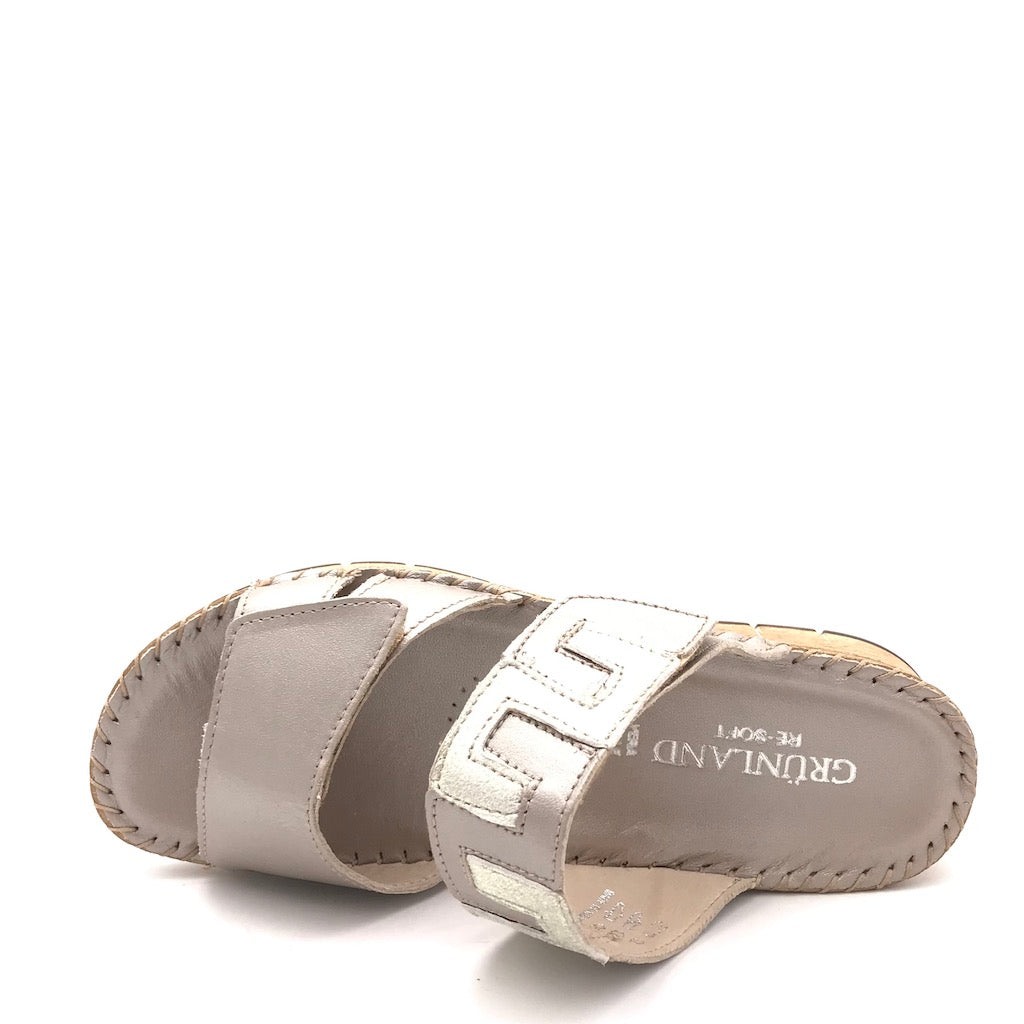 Zulian Calzature Ciabatta Palo Platino