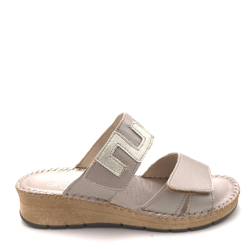 Zulian Calzature Ciabatta Palo platino