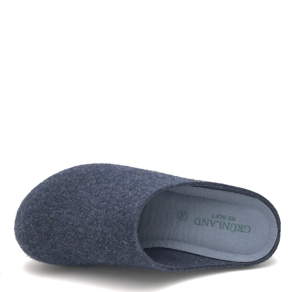 Zulian Calzature Ciabatta Pamo Blu-indaco