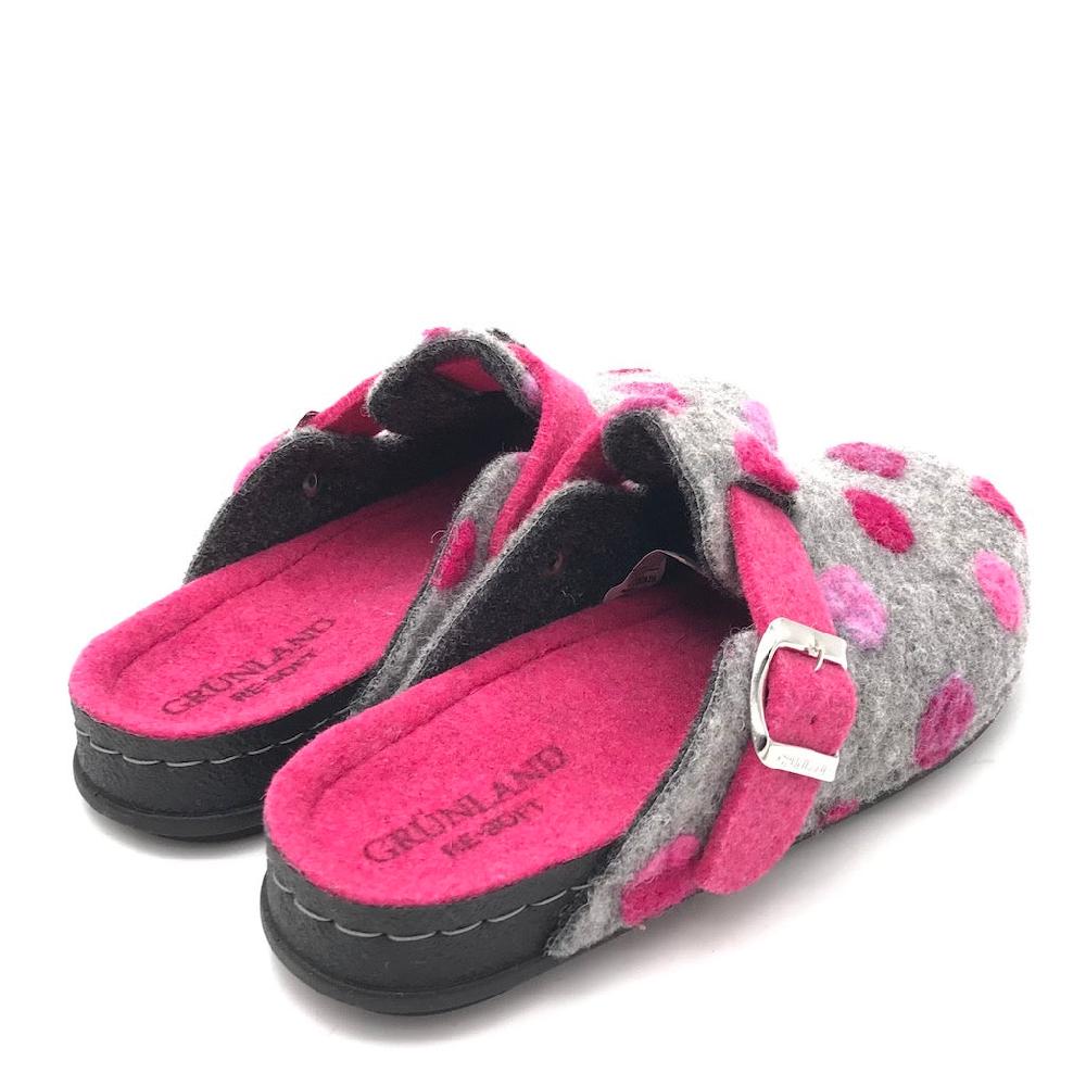 Zulian Calzature Ciabatta Pila Grigio-fuxia