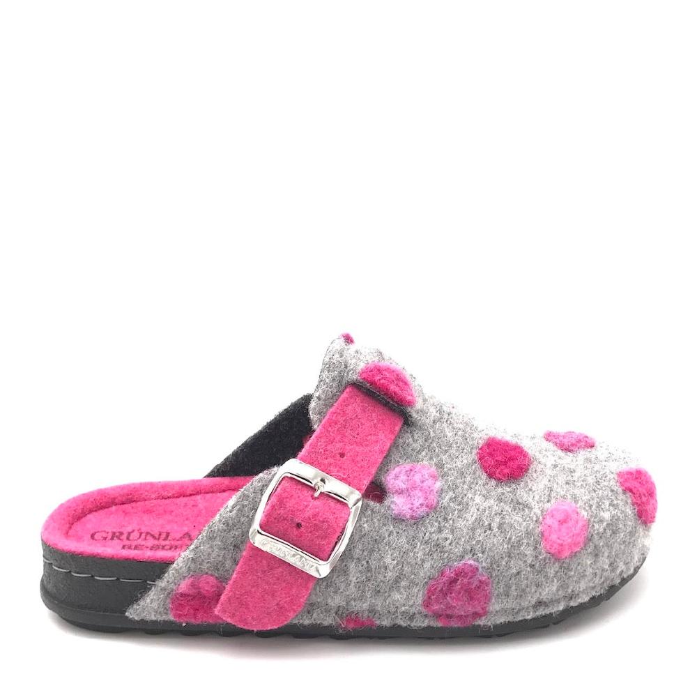 Zulian Calzature Ciabatta Pila grigio-fuxia