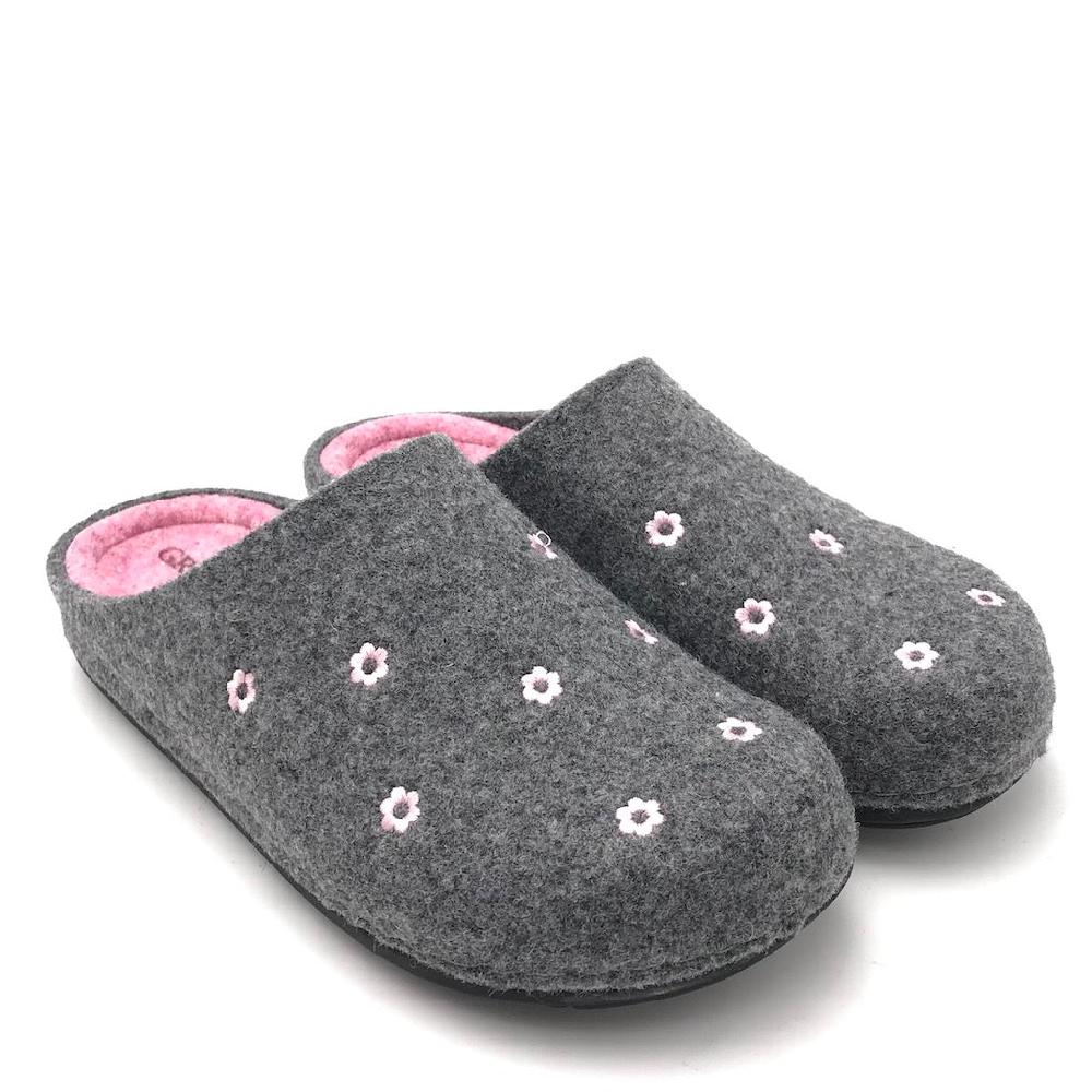 Zulian Calzature Ciabatta Pila Grigio-rosa