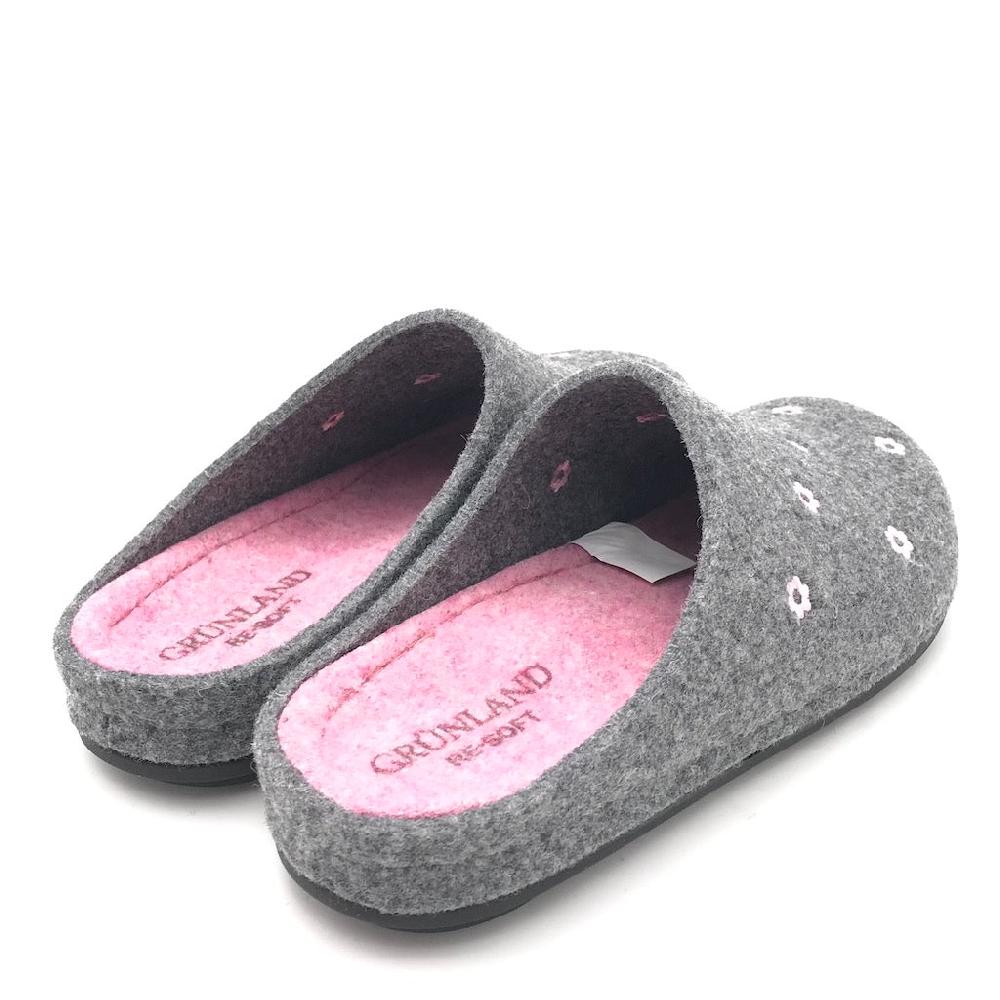 Zulian Calzature Ciabatta Pila Grigio-rosa