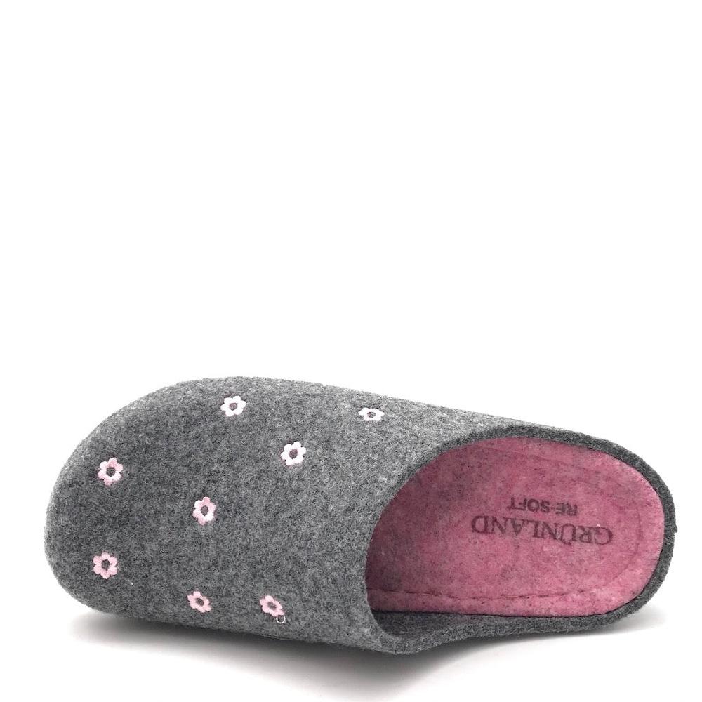 Zulian Calzature Ciabatta Pila Grigio-rosa