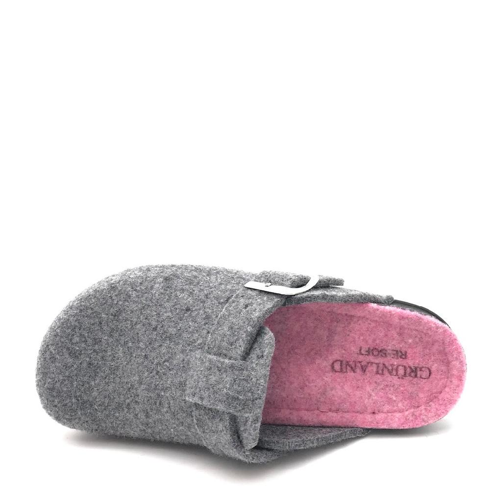 Zulian Calzature Ciabatta Pila Grigio-rosa