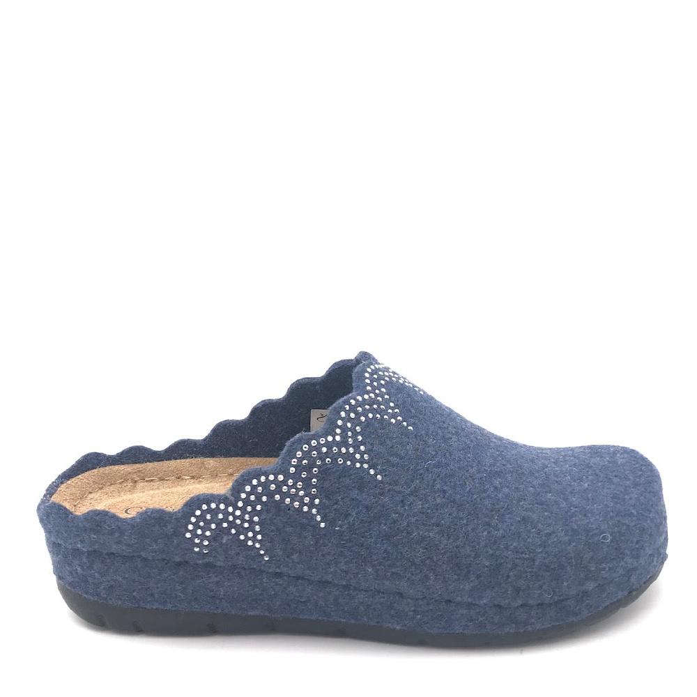 Zulian Calzature Ciabatta Prau blu