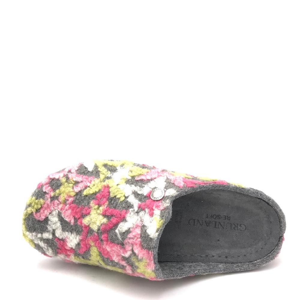 Zulian Calzature Ciabatta Prau Grigio-multi