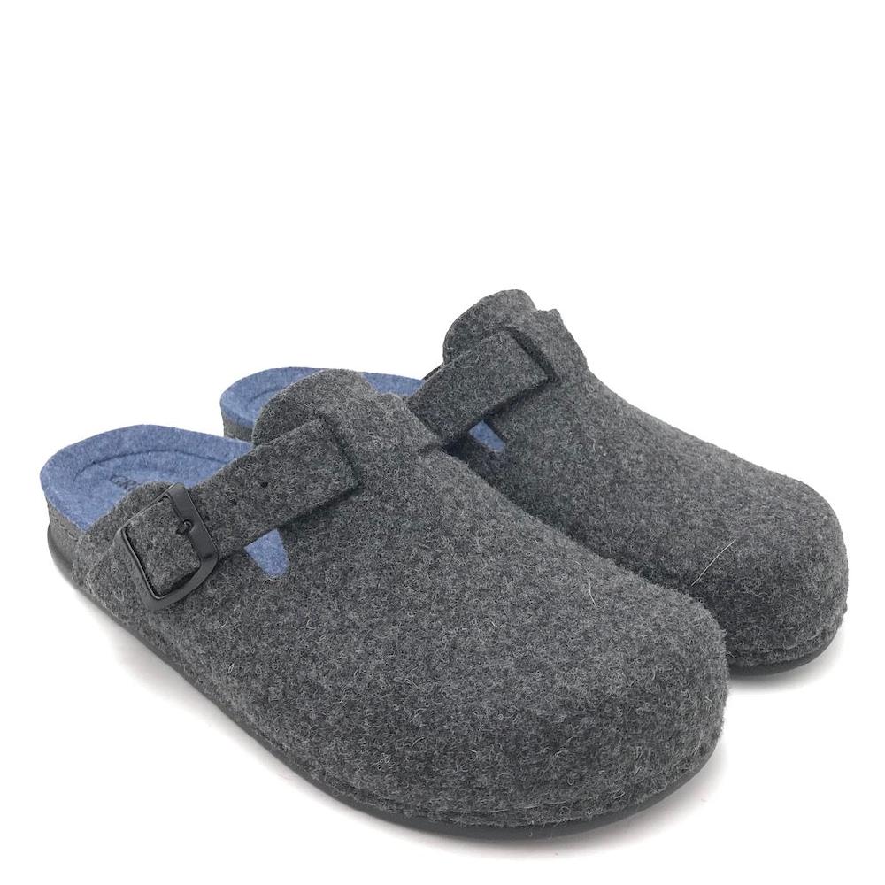 Zulian Calzature Ciabatta Reps Antracite-indaco