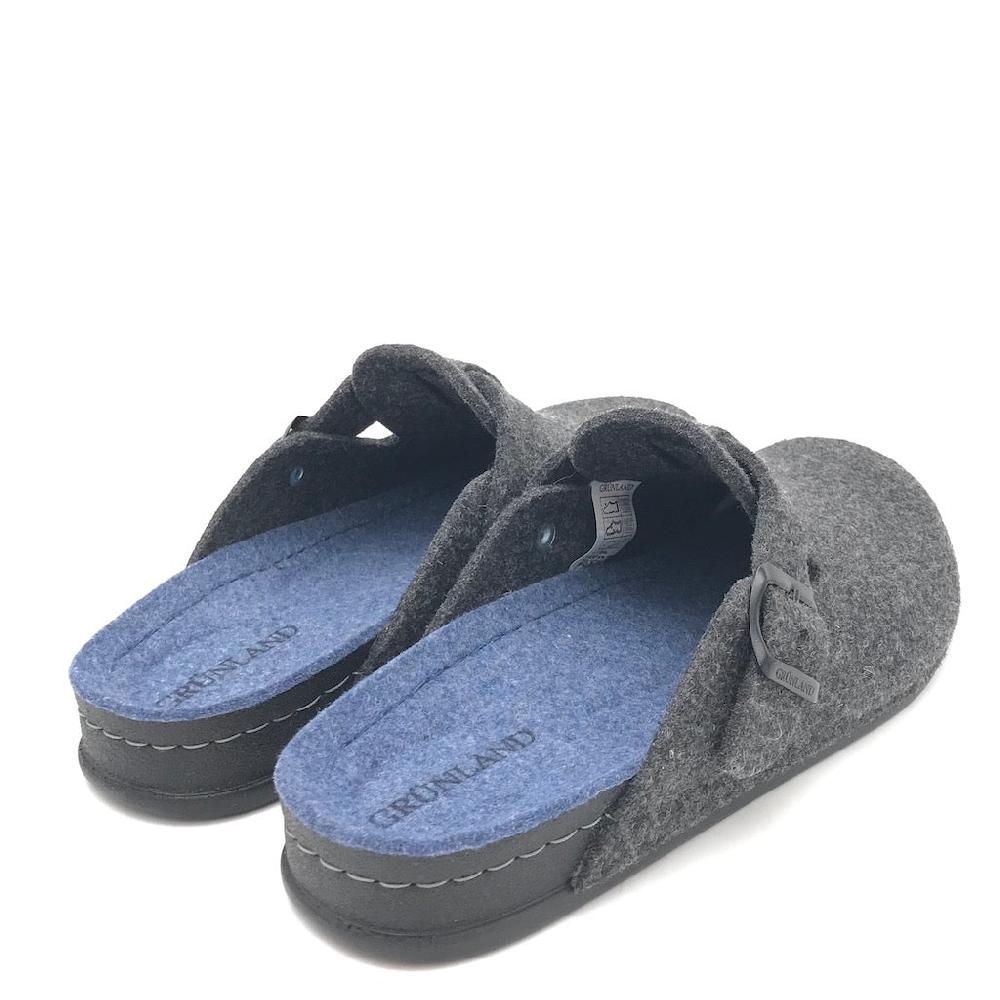 Zulian Calzature Ciabatta Reps Antracite-indaco